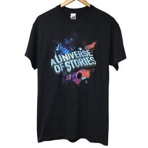 A Universe Of Stories Mens Medium T Shirt Black
